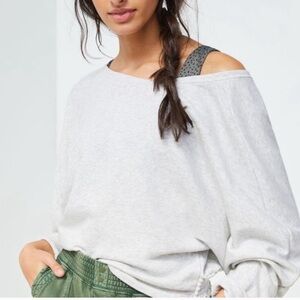 Anthropologie Saturday Sunday Grey Donna Sweatshirt